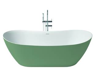 Zenon Коллекция Powell Ванна зеленая из Solid Surfase 180*80*h63 см