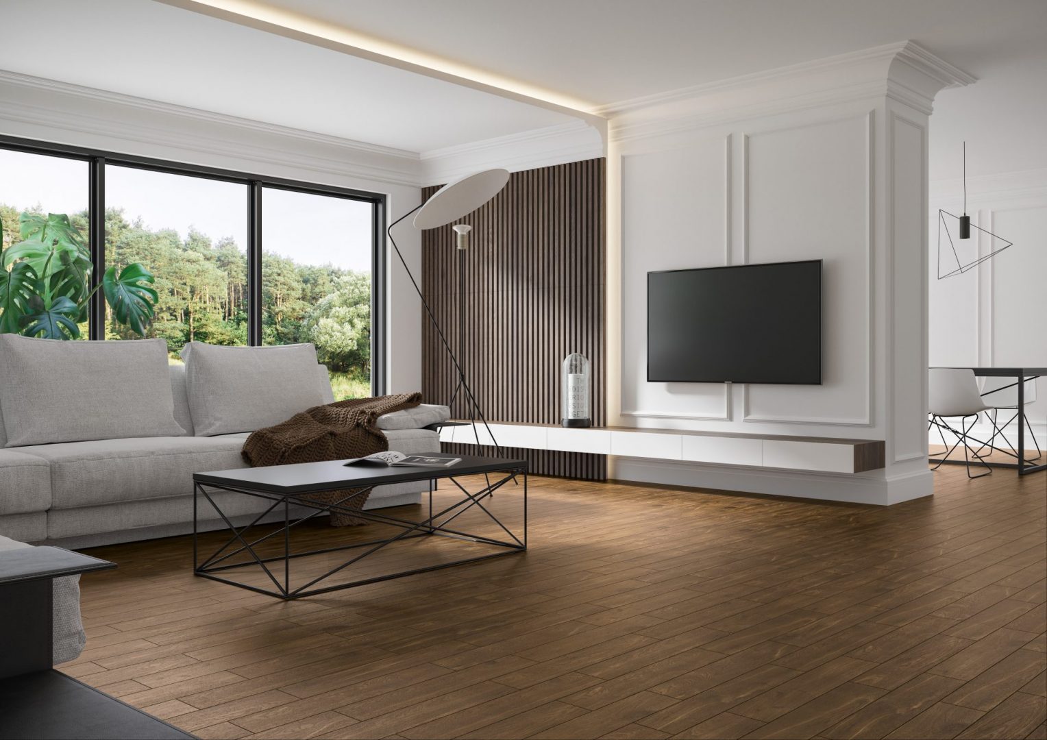 Cerrad Коллекция GIORNATA Giornata Marrone 11*60 см в интерьере