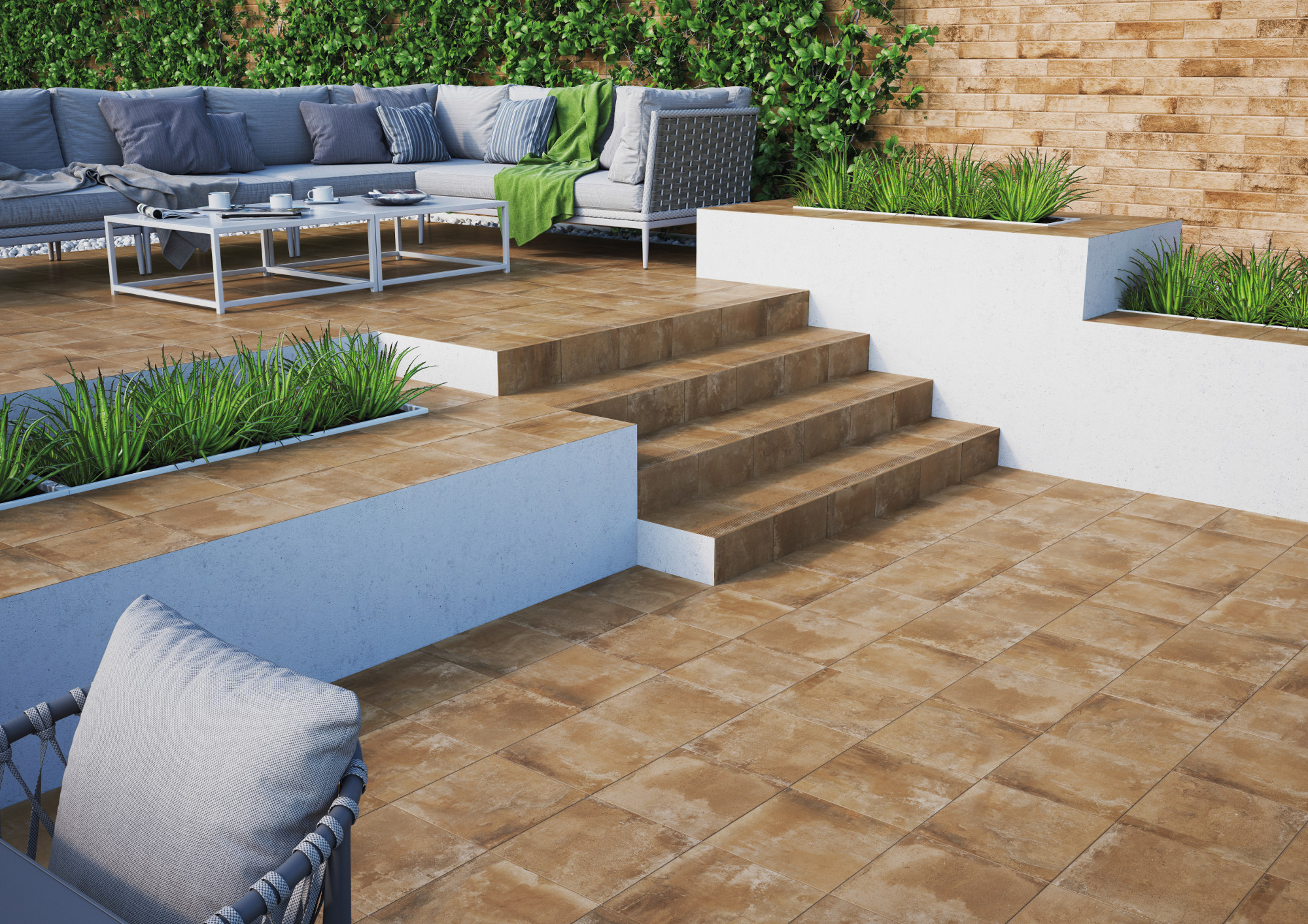 Cerrad Коллекция PIATTO Piatto Honey 30*30 см в интерьере