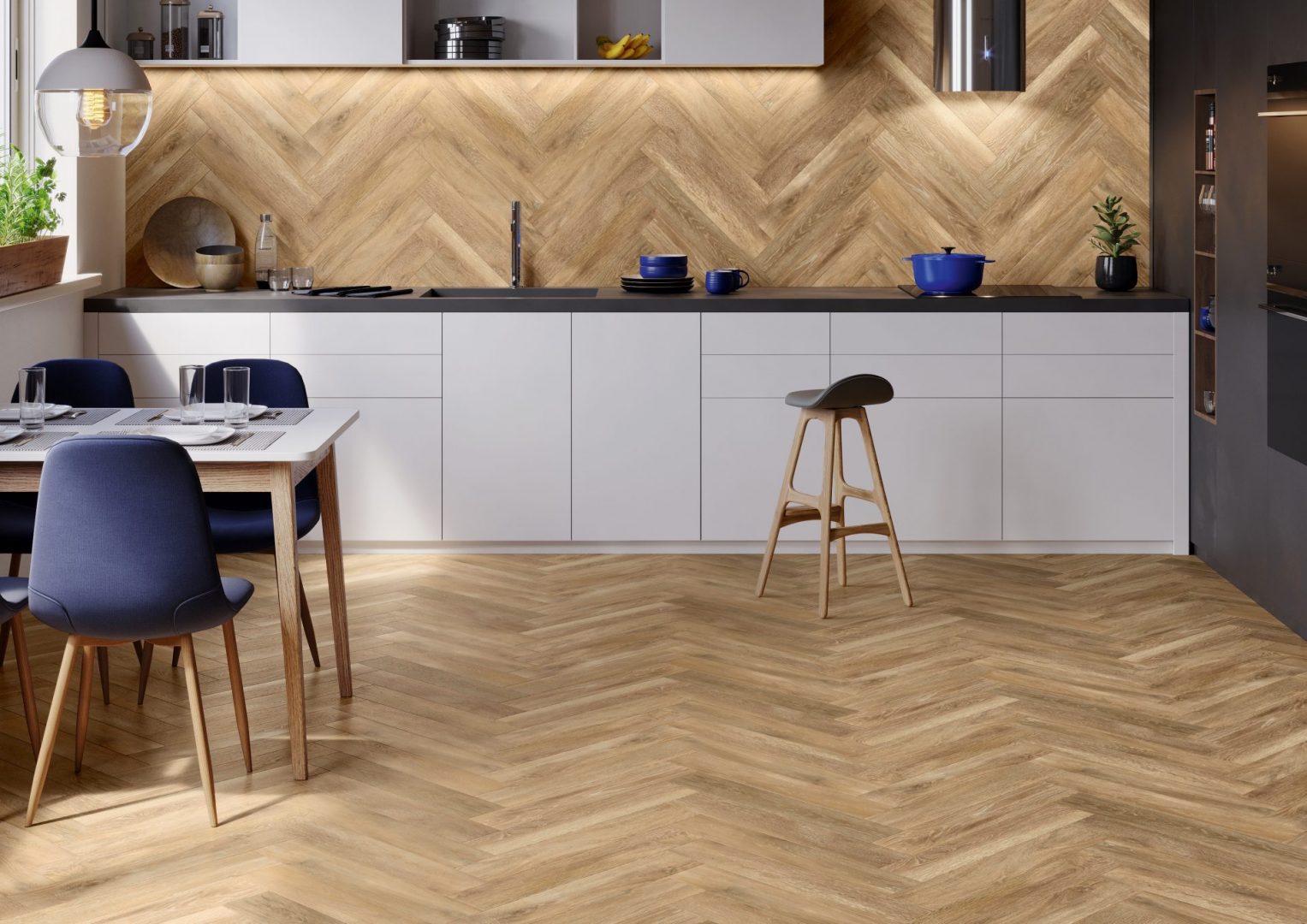 Cerrad Коллекция TRAMONTO Tramonto Sabbia 11*60 см в интерьере