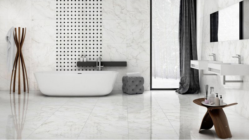 Nowa Gala полированная FW 01 60x60 см в интерьере