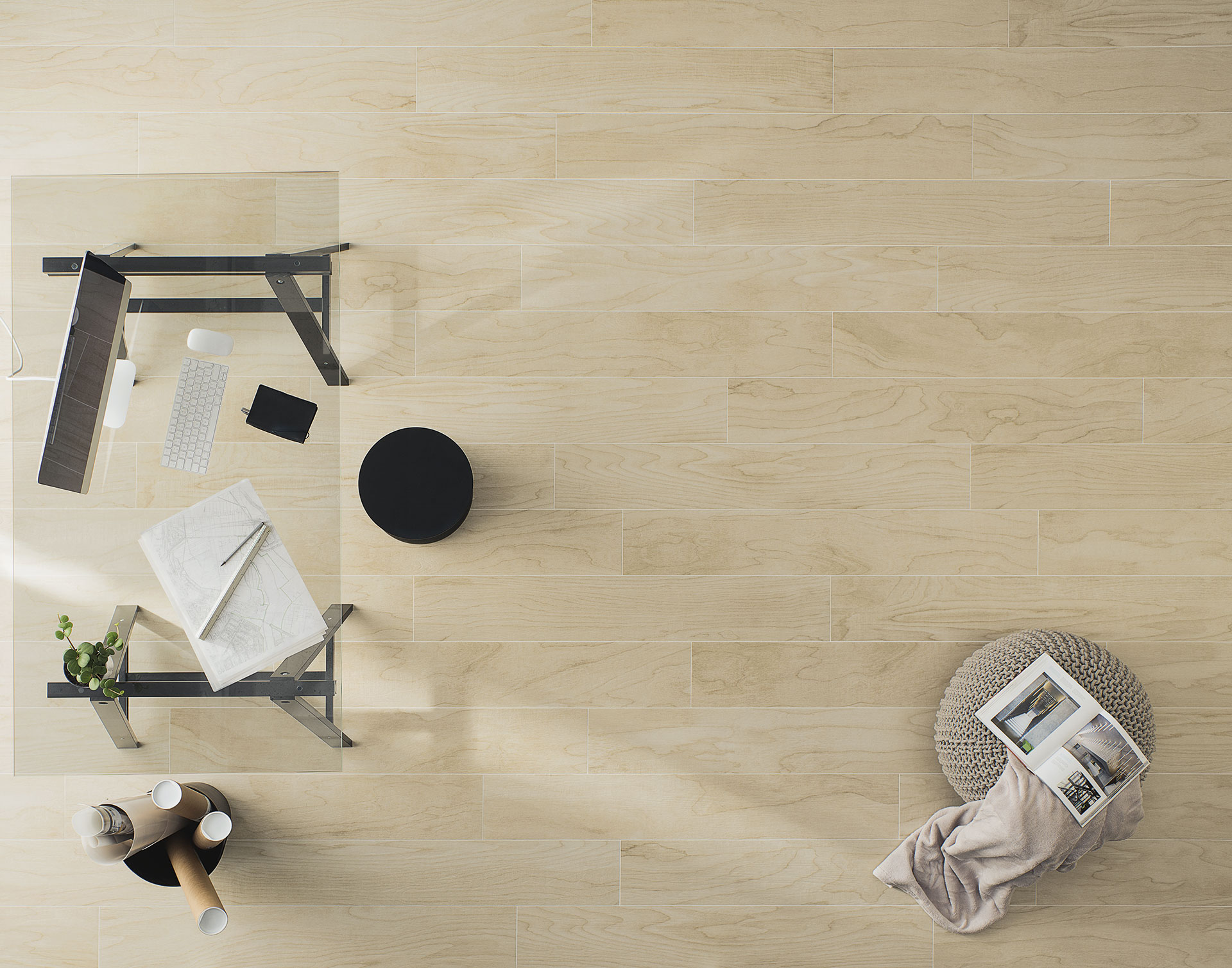 Idalgo home Ethno Wood Этно Вуд SR Беж 19,5*120 см в интерьере