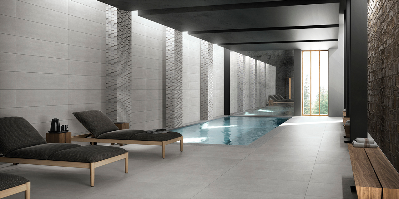 Gazzini FACTORY GREY NATURALE 60*120 см в интерьере