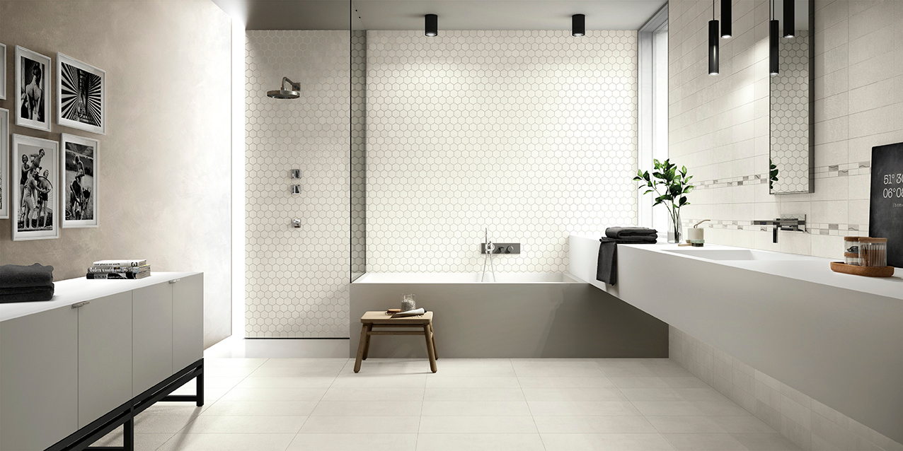 Gazzini FACTORY WHITE NATURALE 60*120 см в интерьере
