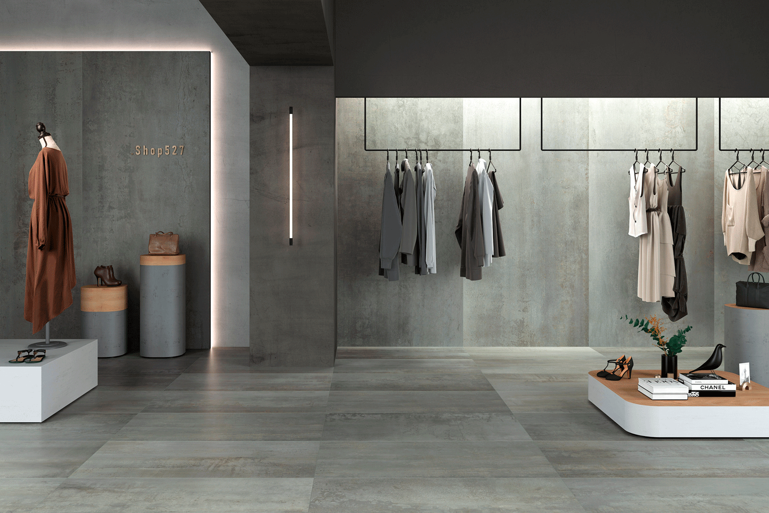 Gazzini PLATFORM SAGE 60*60 см в интерьере