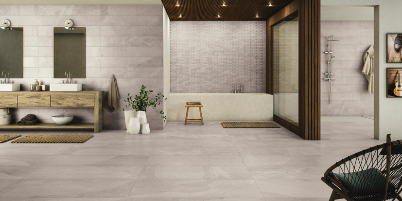Gazzini SLIDE WHITE 60*120 см в интерьере