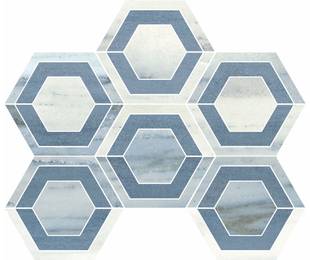 Gazzini ICONIC BLUE INTARSIO NATURALE 20,7*27 см