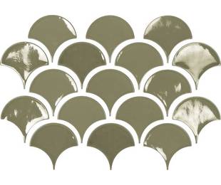 Ape Grupo Коллекция MEMORIES Rain Victoran Green Crackled 12*12.5 см (P67)