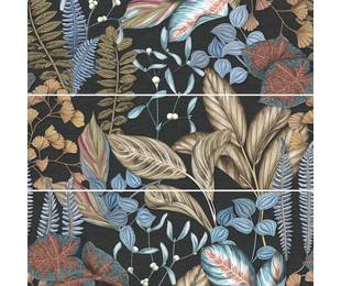 Ape Grupo Коллекция SILK Mat Декор Biba ABC Graphite Set(3) 40*120 см (K81)