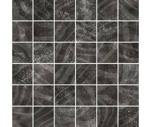 ROBERTO CAVALLI Metal Soul Mosaico Zebra Titanium 30*30 см