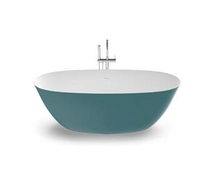 Zenon Коллекция Cavadonga Ванна синяя из Solid Surfase 180*70*h57.5 см