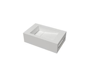 Zenon Коллекция Umbriel Умывальник подвесной из Solid Surfase 50*31 см