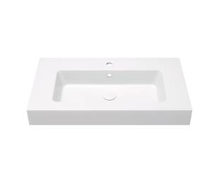 Zenon Коллекция Sofia Умывальник-столешница без фартука из Solid Surfase 120*46 см (2 мойки 47*27 см)