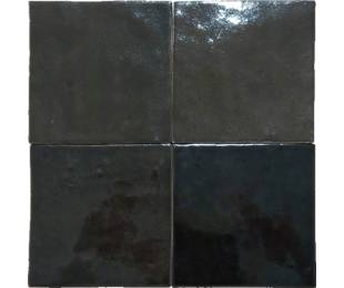 Nanda Tiles Коллекция MANARA CLAY Berber Black Gloss 10*10 см