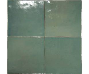 Nanda Tiles Коллекция MANARA CLAY Tamir Turquesa Gloss 10*10 см