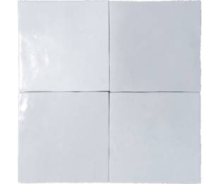Nanda Tiles Коллекция MANARA CLAY Sahara White Gloss 10*10 см