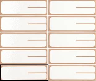 Carmen/Ape Grupo Коллекция BAUH Mies Empty Cotto 5x15 cм (M97)