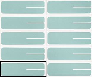 Carmen/Ape Grupo Коллекция BAUH Mies Full Blue 5x15 cм (M97)