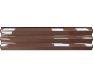 Estudio Ceramico Коллекция ACANTO V-Ribbed Ginger Gloss 10*40 см
