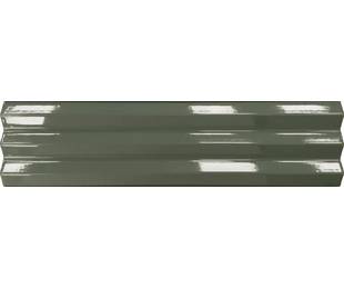 Estudio Ceramico Коллекция ACANTO V-Ribbed Olive Gloss 10*40 см
