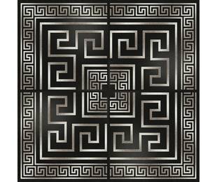 Панно Спарта Черный 120x120 см